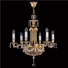 фото Люстра ArtGlass FOUNTAIN WHITE GOLD CE