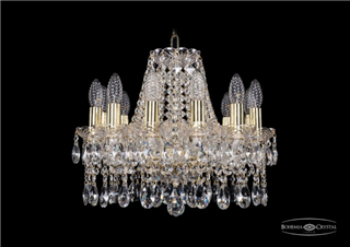 фото Люстра Bohemia Ivele Crystal 1413/12/141/G