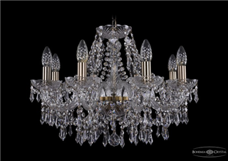 фото Люстра Bohemia Ivele Crystal 1403/8/195/Pa