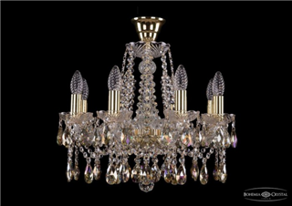 фото Люстра Bohemia Ivele Crystal 1413/8/165/G/K701