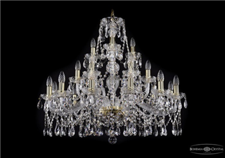 фото Люстра Bohemia Ivele Crystal 1413/12+6+3/300/G