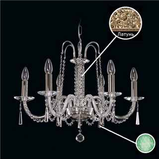 фото Люстра Elite Bohemia L 210/6/03 Green